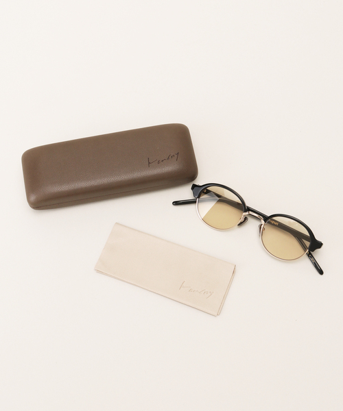 Kearny / カーニー | coit カラーアイウェア | ブラック×ブラウン | レディース kearny(カーニー)通販】コイト coit (clear lens)：BLACK×BROWN｜Bless