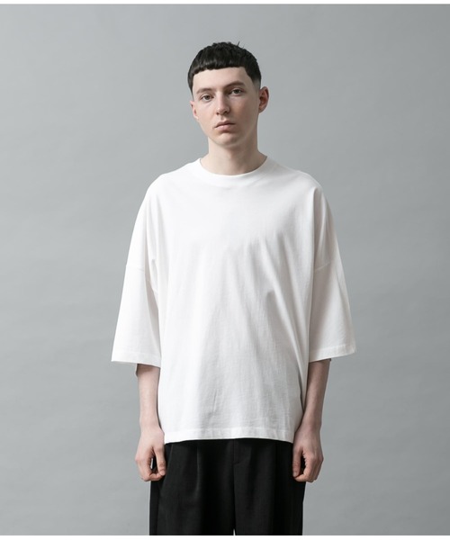PLAIN PEOPLE◆ドルマンスリーブプルオーバーTシャツ/9/コットン/WHT/無地/A1531UB 331 PLAIN PEOPLE(プレインピープル) / ドルマンスリーブプル