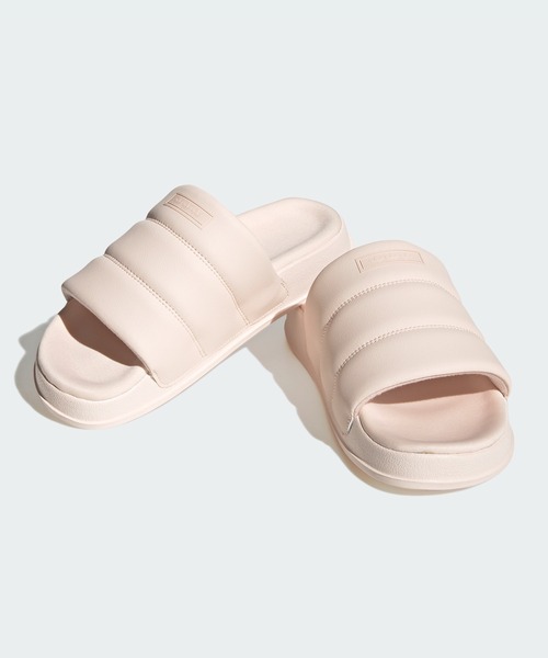 adidas 「adidas」 フラットサンダル 22.5cm ピンク レディース