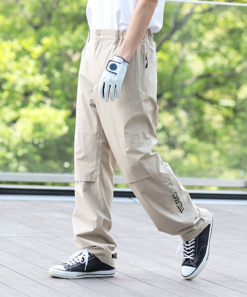 BEAMS - beams golf 撥水 ストレッチパンツ【メンズ】 BEAMS GOLF パンツ 「ドライ/UVカット/伸縮性」「MEN」BEAMS