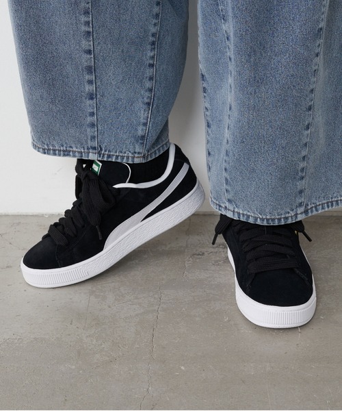 新品未使用 PUMA（プーマ） スエード スニーカー 黒/白 26cm PUMA スニーカー 「ユニセックス」「PUMA/プーマ」スウェード XL