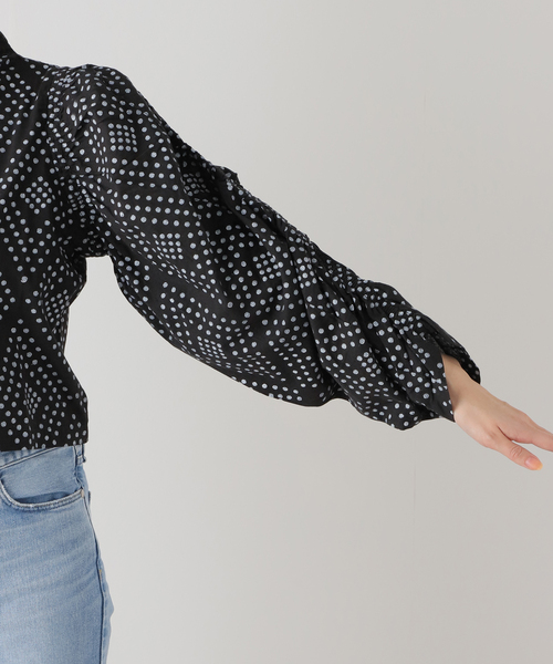 SEEALL ブラウス シャツ 「SEEALL / シーオール」GATHER SLEEVE
