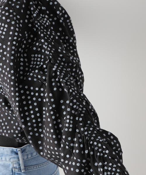 SEEALL ブラウス シャツ 「SEEALL / シーオール」GATHER SLEEVE