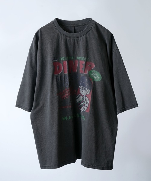 【LOOKPLE】 25SS ピグメントオーバーフィット半袖T (6COLORS) Starting Over tシャツ Pigment hard wash T-shirt/ピグメント
