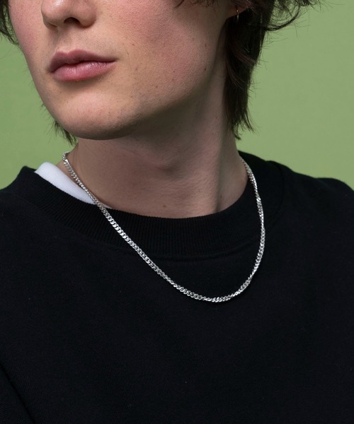 Karlas ネックレス シルバー925 喜平チェーン アクセサリー 2面