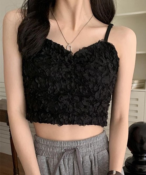 Lace Ladies（レースレディース） カップ付き キャミソール ふわふわ