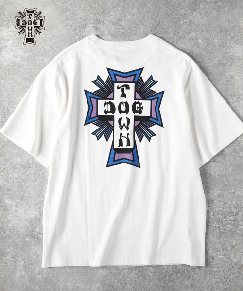 dog town llica Tシャツ　Lサイズ Right-on tシャツ 「DOG TOWN」プリントTシャツ メンズ