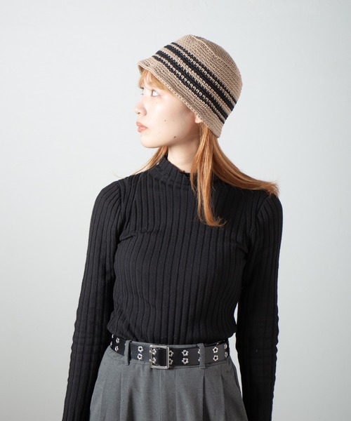 RACAL ニット帽 ニットキャップ Hand Knitting Crusher Hat