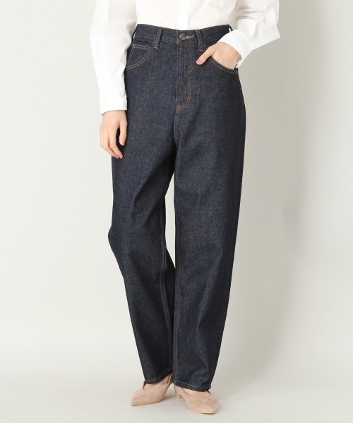 LOWRYS FARM ジーンズ デニム デニムパンツ ハイライズワイド