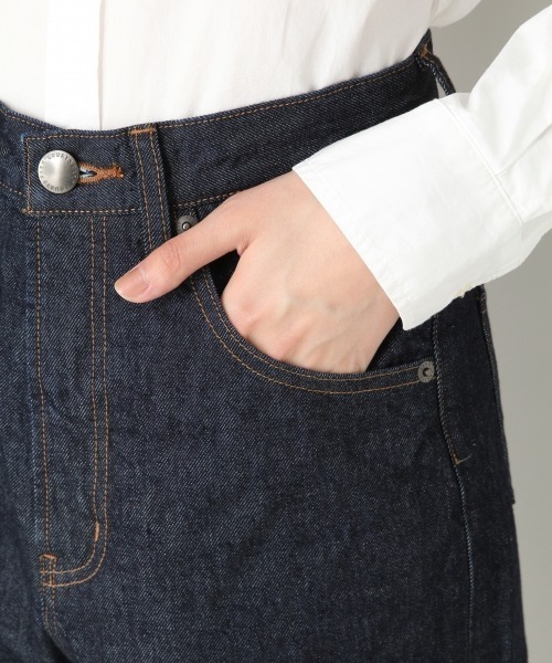 LOWRYS FARM ジーンズ デニム デニムパンツ ハイライズワイド