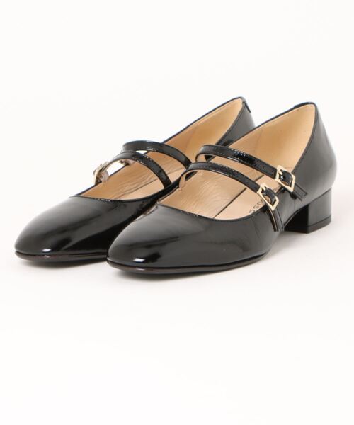 ★美品★Fabio Rusconi/ファビオルスコーニのストラップパンプス ファビオルスコーニ FABIO RUSCONI ストラップパンプス （ブラック