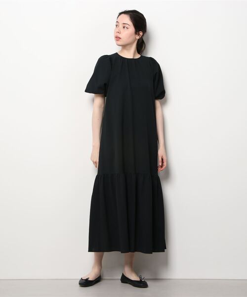 B:MING by BEAMS」 半袖ワンピース SMALL ブラック レディース  