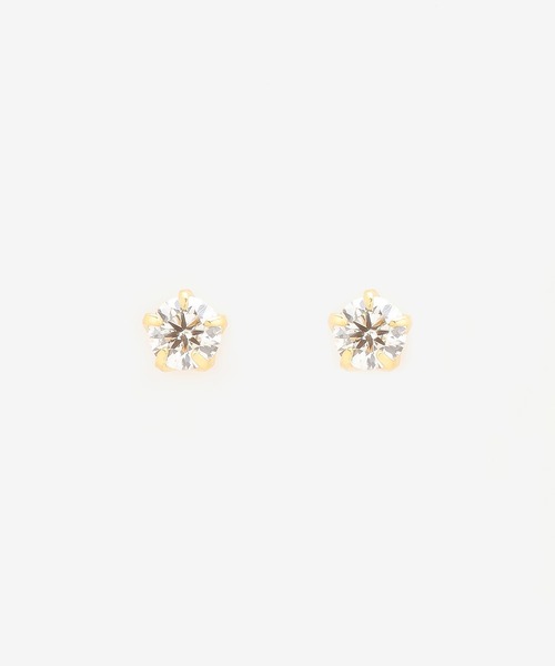 K18 イエローゴールド ダイヤモンド ピアス　Estelle ESTELLE ピアス K18 イエローゴールド ダイヤモンド ESTELLE