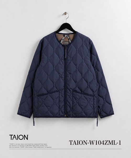 TAION ダウンジャケット ダウン 「TAION(タイオン)」「ユニセックス 