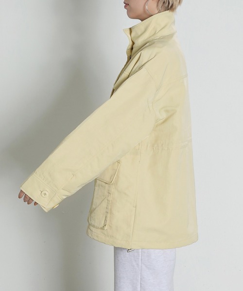 en CAnAF コート アウター ナイロンツイルフィールドジャケット