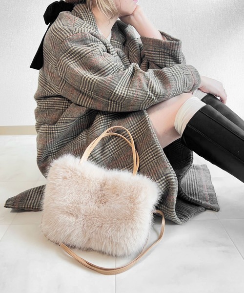 lus.（ラスドット） ショルダーバッグ バッグ フェイクファー2WAY