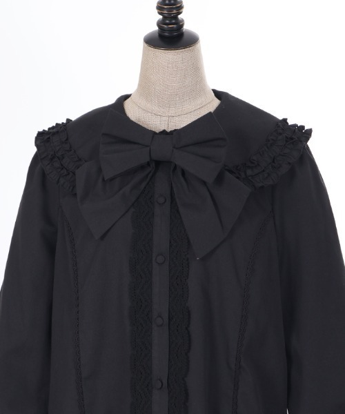 axes femme kawaii ブラウス シャツ フラット衿ブラウス レディース