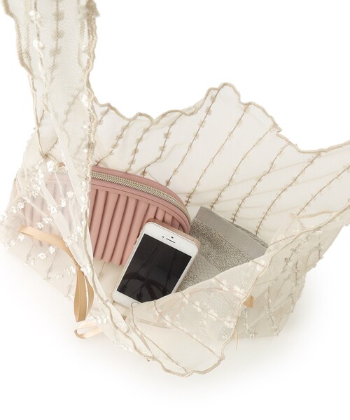 Couture Brooch エコバッグ レースリボンバッグ : ZOZOTOWN