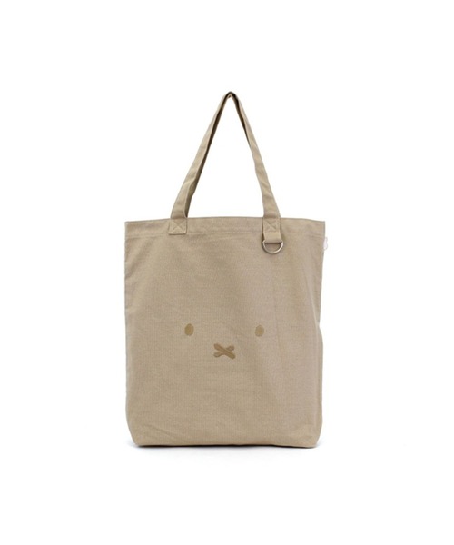 トートバッグ ミッフィー カラートートバッグ ベージュフェイス SIFF