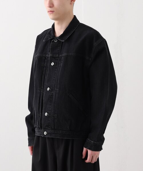 JOURNAL STANDARD デニムトラッカージャケット ブラック JOURNAL STANDARD デニムジャケット gジャン デニムトラッカー