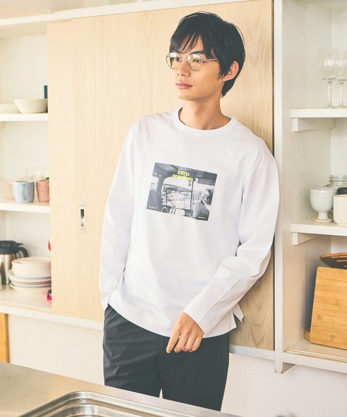 しろう GLOBAL WORK（グローバルワーク） tシャツ リッチクリーンTEEプリント