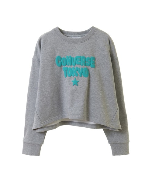 トレーナー スウェット CRUSHEDFOAM PRINT SHORT LOGO SWEAT レディース