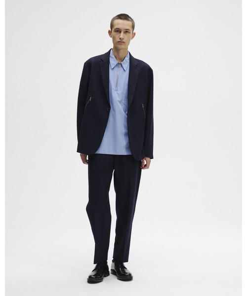 ジャケット テーラードジャケット ZIP POCKET 1BUTTON JACKET メンズ レディースの画像