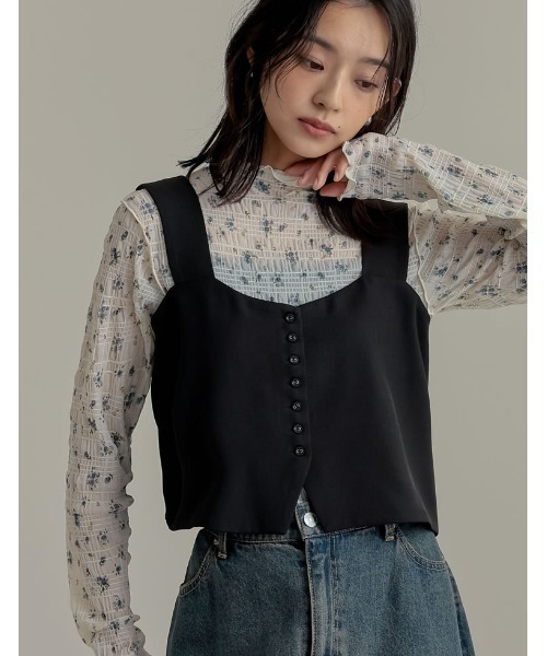Re:EDIT ベスト ジレ 「2025SS COLLECTION」前後2WAYストレッチ