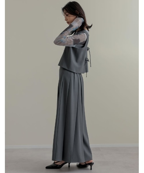 Re:EDIT ベスト ジレ 「2025SS COLLECTION」前後2WAYストレッチ