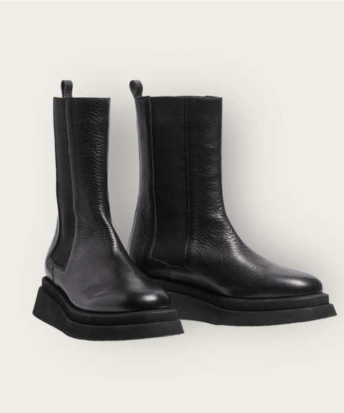 【美品】SARTORE サルトル ショートブーツ レザー ブラック サイドジップ SARTORE（サルトル） ショートブーツ 38 ブラック レディース