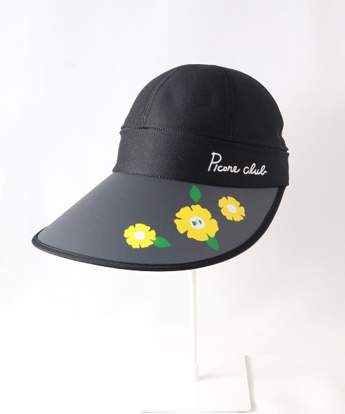 新品タグ付き ピッコーネクラブ ゴルフキャップ 帽子 Picone CLUB キャップ 帽子 2WAYキャップ レディース