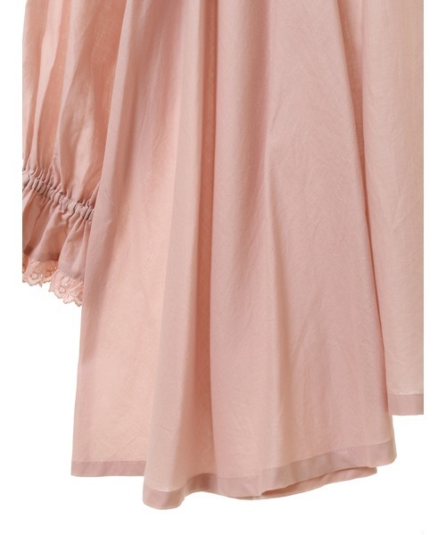 PINK HOUSE チュニック コットンレース使いチュニックブラウス 