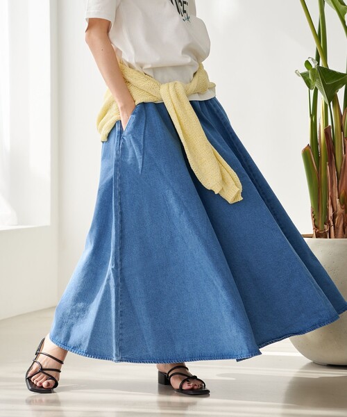 SALE!! 即発送! DVF デニムフレアスカート US0 DEICY スカート デニムフレアスカート : ZOZOTOWN Yahoo!店