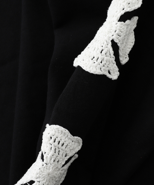 DISCOVERED（ディスカバード） tシャツ IRON CROSS CROCHET SWEAT