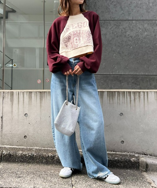 etsinta 「etsinta」 スウェットカットソー ONE SIZE グレー