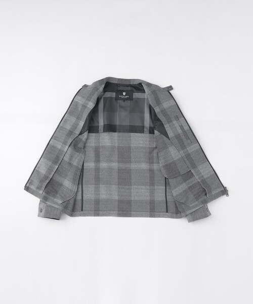BLACK LABEL CRESTBRIDGE 千鳥柄　ブルゾン　美品　Lサイズ セール】 【BLACK lab.】ダウンファブリックスタンドネック