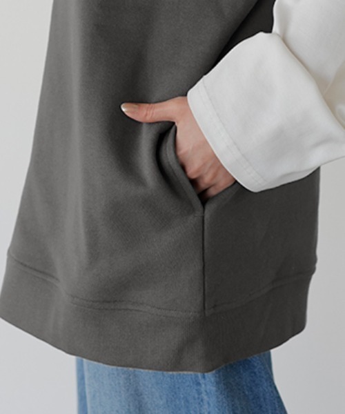 HUG.U ベスト ジレ ダブルジップスウェットジレ レディース
