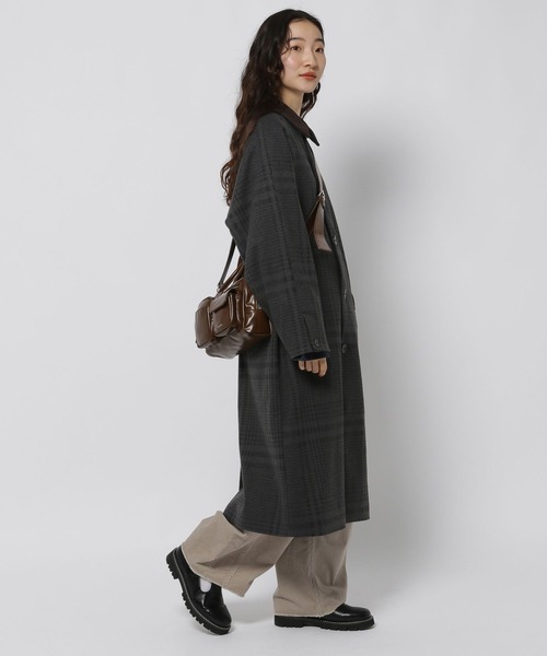 575)niko and…ロングコート新品 niko and…（ニコアンド） ステンカラー