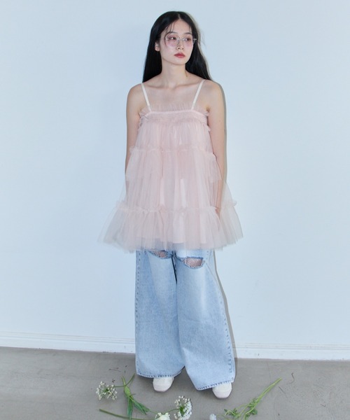 パンツ HONEY MI HONEY slash loose denim pants HONEY MI ジーンズ デニム デニムパンツ 「ZOZO限定」slash