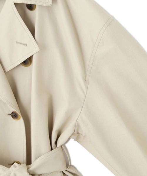 ETRE TOKYO テントコート ポンチョ トレンチコート スプリングコート Wrinkle trench coat │ ETRE TOKYO official online store