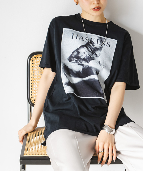 tシャツ 「WEB限定追加」COUTURE D’ADAM/クチュール ド アダム SamHaskins T-shirt(グレー) レディース COUTURE D'ADAM tシャツ 「WEB限定追加」COUTURE D'ADAM