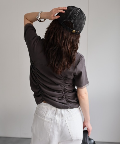tシャツ フロントシャーリングTシャツ レディース ap retro tシャツ フロントシャーリングデザインTシャツ