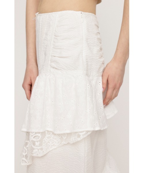 SLY スカート COTTON LACED WRAP DESIGN L/SK コットンレース