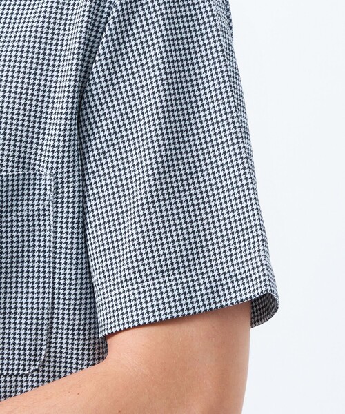 マッキントッシュ フィロソフィー✨TROTTER ロゴ刻印ボタン　鹿の子生地 マッキントッシュ フィロソフィー✨TROTTER ロゴ刻印ボタン 鹿の子生地