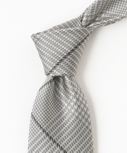 BEAMS F（ビームスF） ネクタイ FITZGERALD / シルク チェック柄