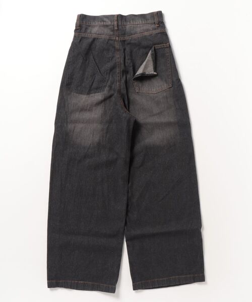 [shesame] Denim брюки MEDIUM индиго голубой женский 