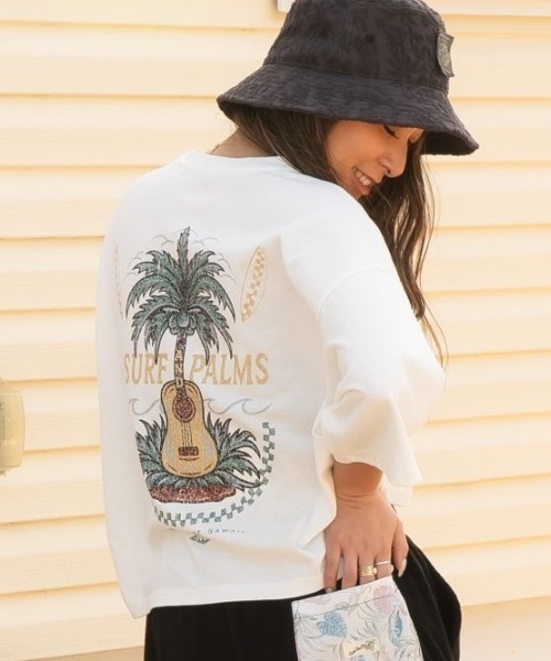 tシャツ 「Kahiko」SURF＆Palms アンディTシャツ レディース
