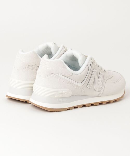 [New Balance] low cut спортивные туфли 24.5cm белый × черный мужской 