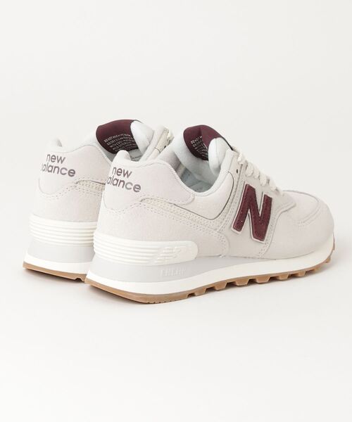 [New Balance] low cut спортивные туфли 24.5cm белый × черный мужской 