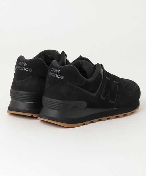 [New Balance] low cut спортивные туфли 24.5cm белый × черный мужской 